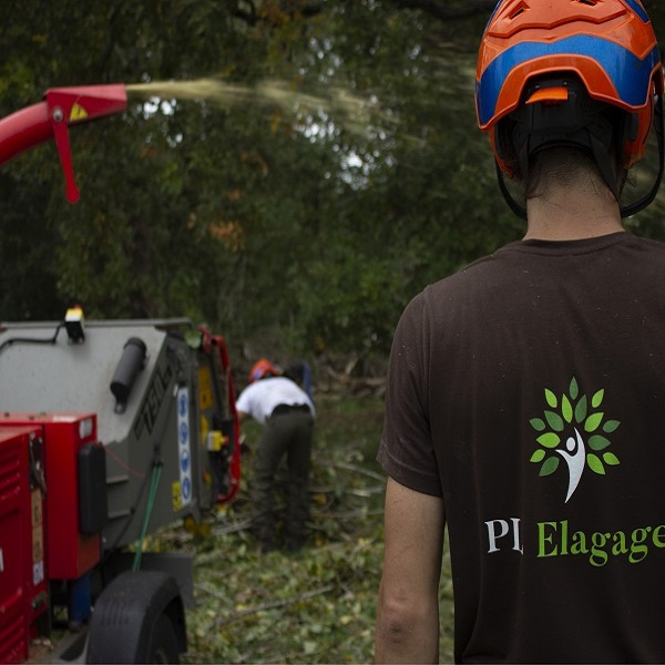 broyage des déchets verts